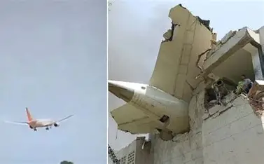 Plane Crashes in Ahmedabad
