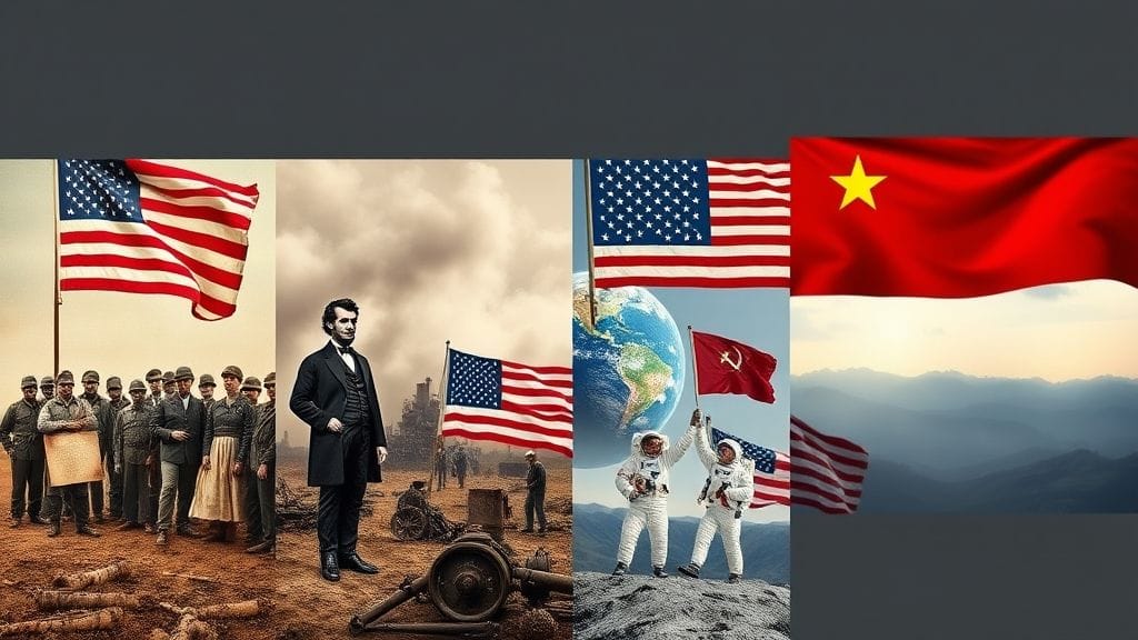 American History: From Colonies to Becoming a Superpower