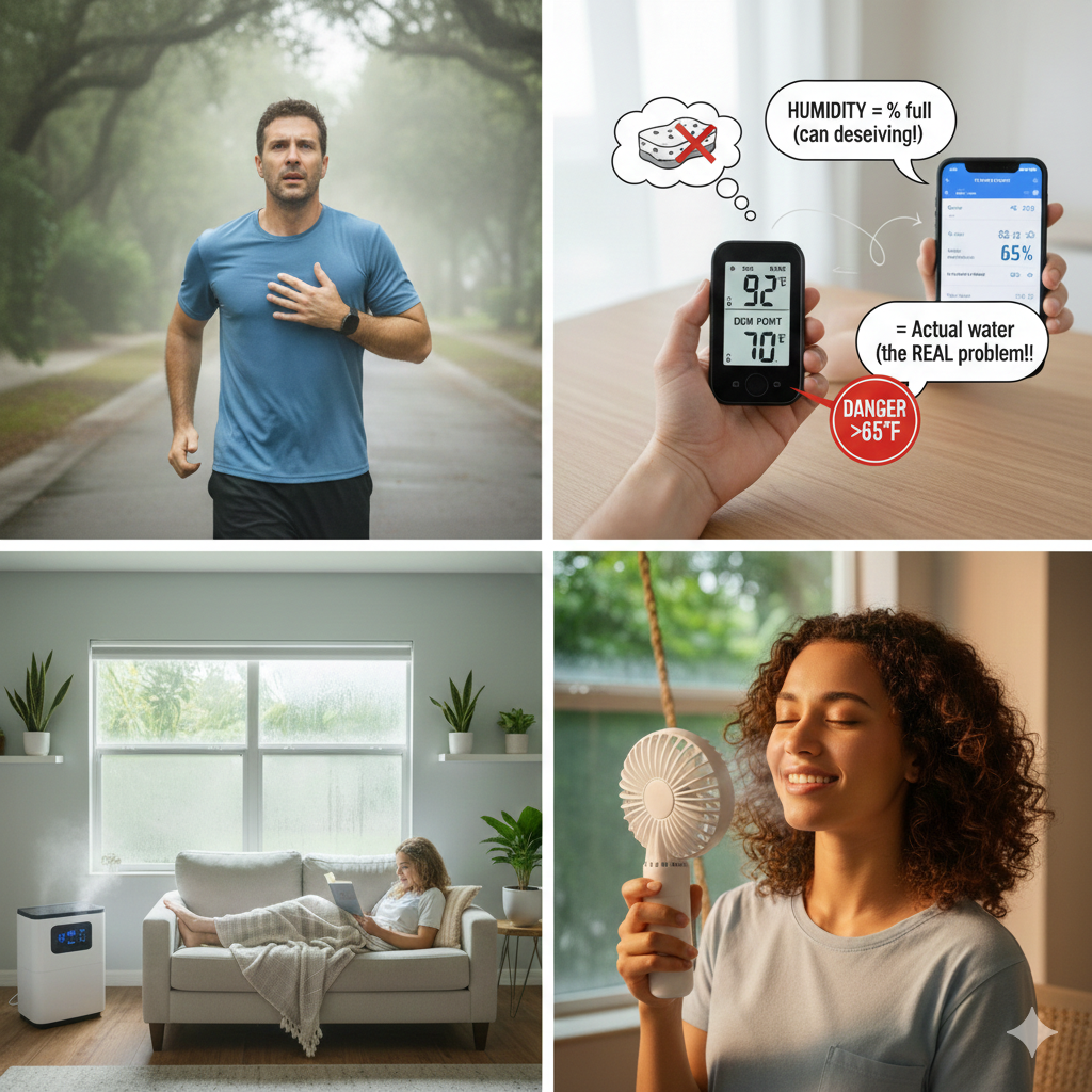 Dew Point vs Humidity for Breathing