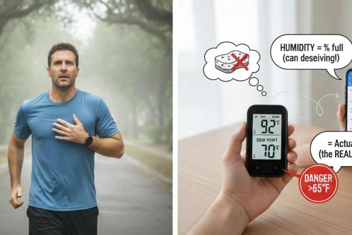 why is it hard to breathe in high humidity