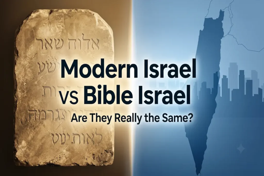Modern Israel vs Bible Israel: What’s the Real Difference?